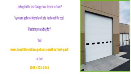 Bedford Park, IL Garage Door Repairs, Service and Installations