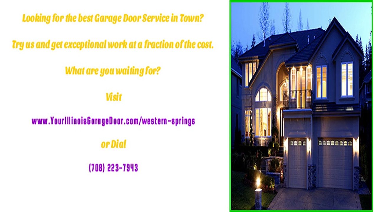 Professional Garage Door Repair in Western Springs, IL