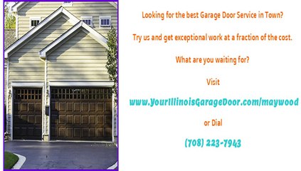 Garage Door Repair Services in Maywood, IL