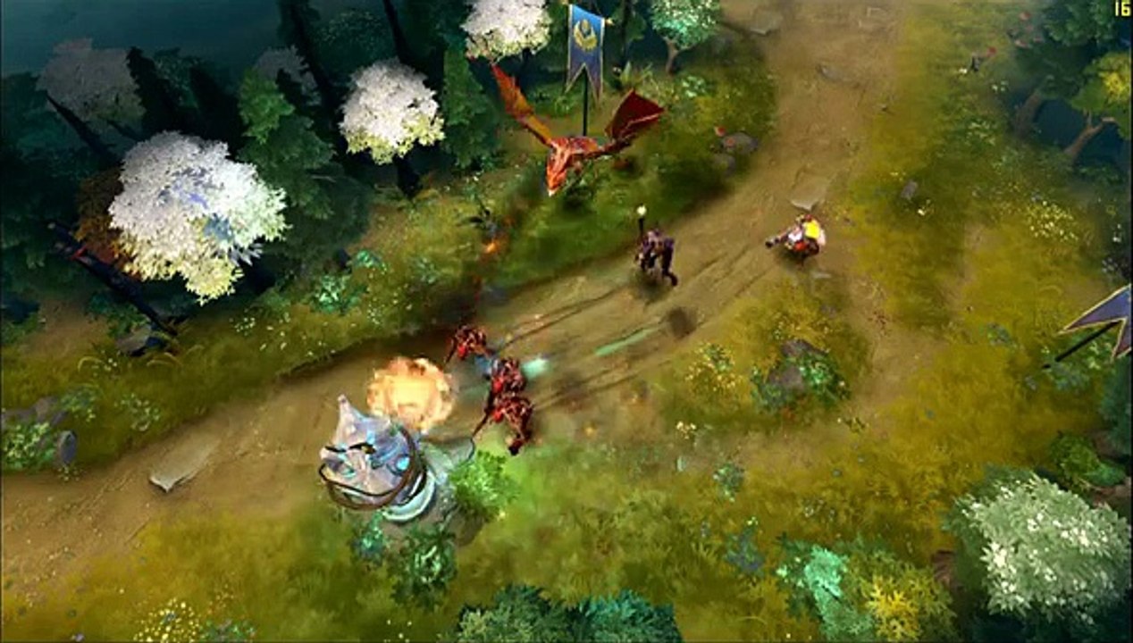 Dota 2 Gameplay on AMD Radeon HD 8470D GPU - A6 6400K CPU - 1080p and 720p