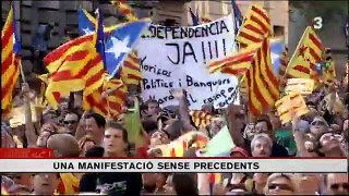 Manifestació 11 setembre 2012: Catalunya nou estat d'Europa