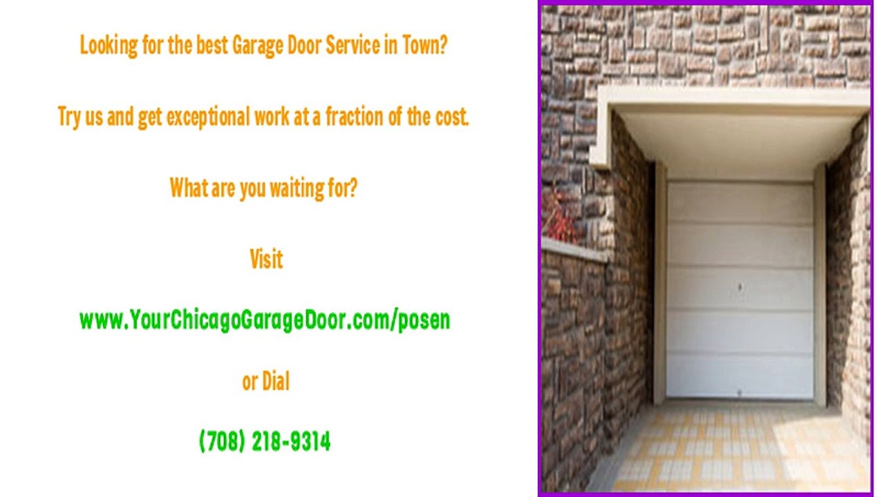 Posen, IL Garage Door Repairs, Service and Installations
