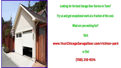 Richton Park, IL Professional Garage Door Repair
