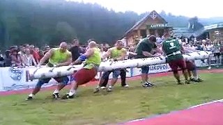 Strongman Pole Push - Poland vs. Lithuania 2