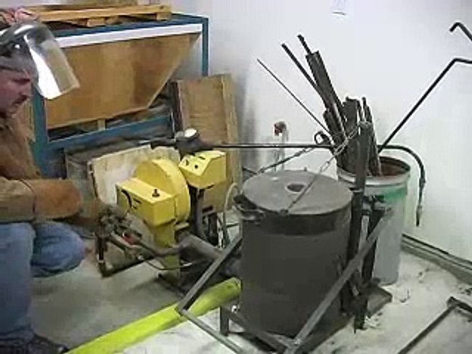 Casting a bronze plaque