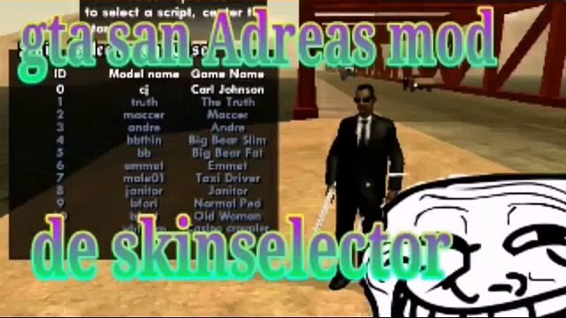 Gta san andreas skin selector v4 para android