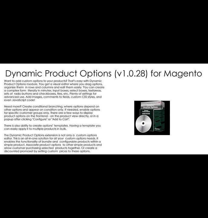 Magento Custom Options