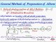 General Methods of preparation of Alkene (  from Dehydrohalogenation of Alkyl Halides & Dehydration Alcohols )