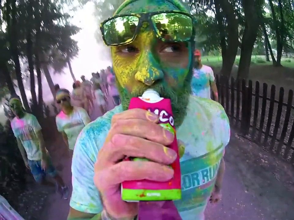 Açaico si zabehlo The Color run, bola to super fun!
