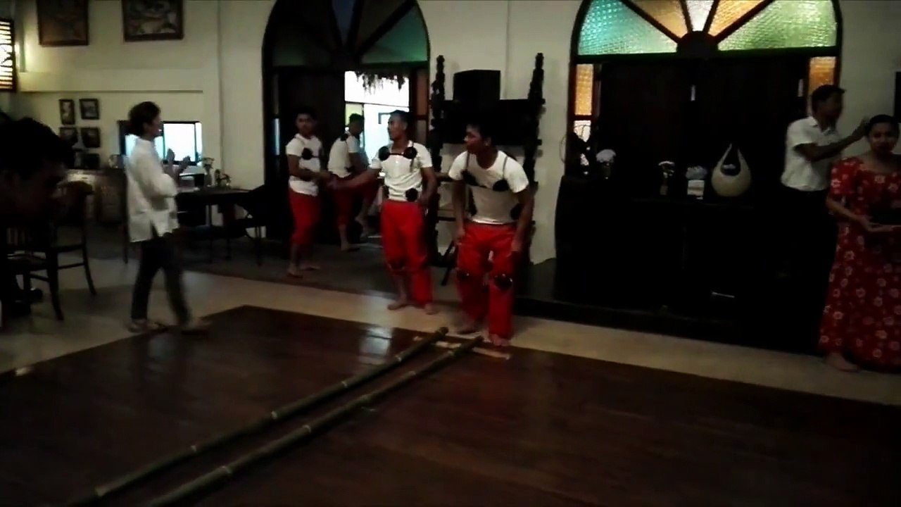 Japanese students dance the Tinikling at Nurture