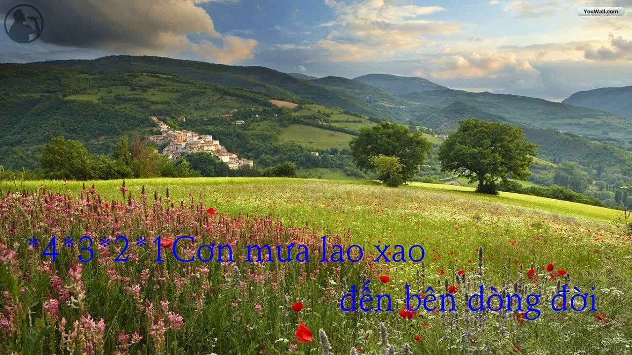 [Karaoke] Cơn Mưa Lao Xao - Tam ca áo Trắng