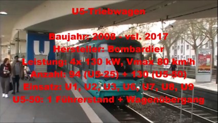 VGF- und S-Bahnfahrzeuge in Frankfurt/Main