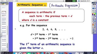 Arithmetic sequence - nth term