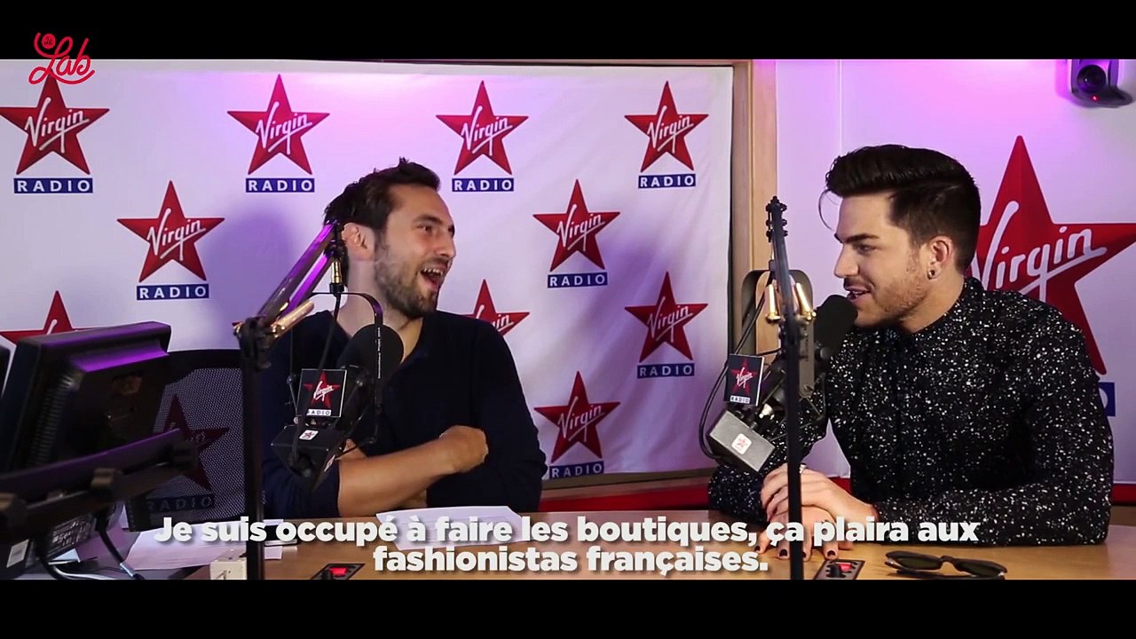 Adam Lambert en interview dans Le Lab Virgin Radio