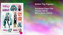 Vocaloid Clear File Sticker Set A Miku japan import