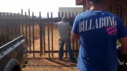 une balle de paintball dans le bras