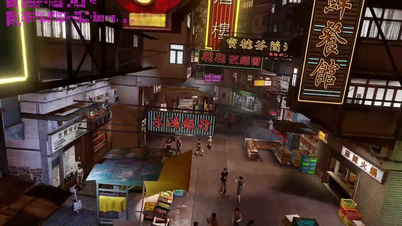 Sleeping Dogs Definetive Edition benchmark on overclocked Gigabyte GTX 960 4gb (GV-N960WF2-4GD)