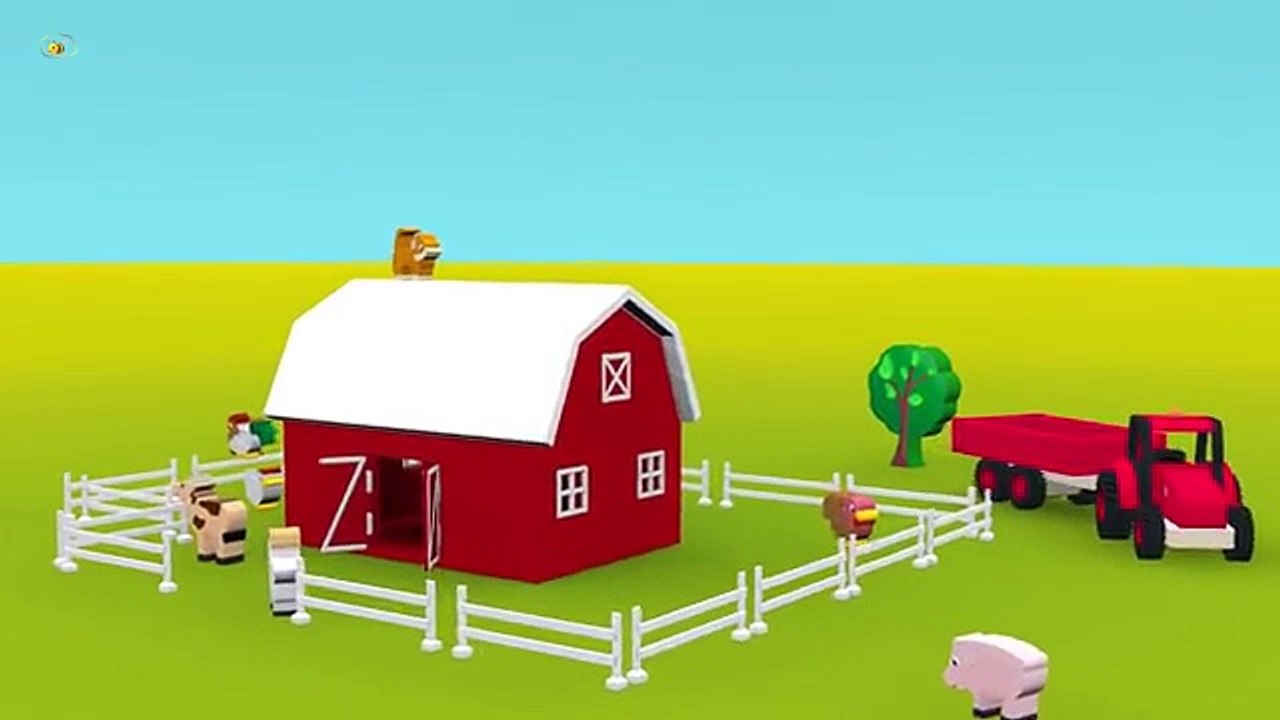 Les animaux et leurs cris pour bébé. Dessins animés pour les petits enfants en français