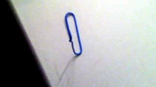 illuison standing paper clip