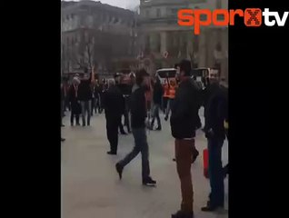 Londra sokaklarında Galatasaray coşkusu!