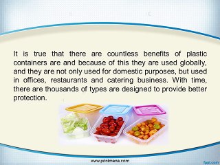 Important Facts Which You May not Know about Plastic Packaging