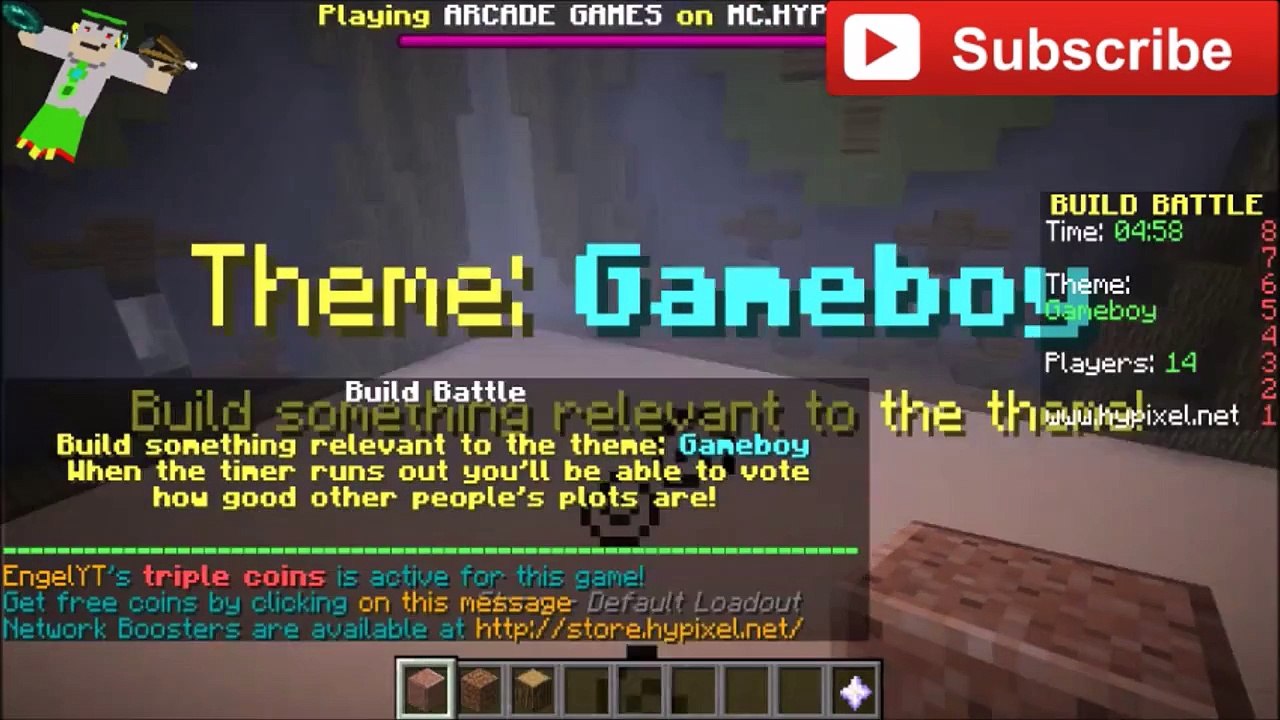 mini build battle [8] : minecraft in a gameboy