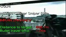 CoD 4 Anathema barret m82 Sniper RIfle calibre 50