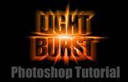 Light Burst Text Effect - Photoshop Tutorial ( Beginners)