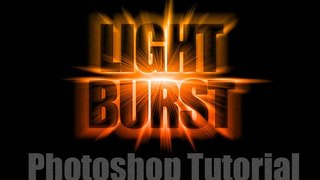 Light Burst Text Effect - Photoshop Tutorial ( Beginners)