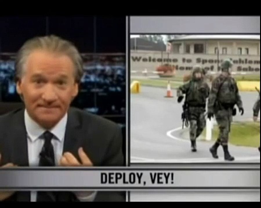 Bill Maher Calls US Troops Rapists.