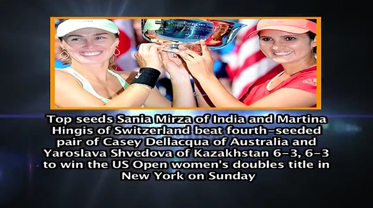US Open 2015 | Sania Mirza, Martina Hingis clinch US Open women's doubles title
