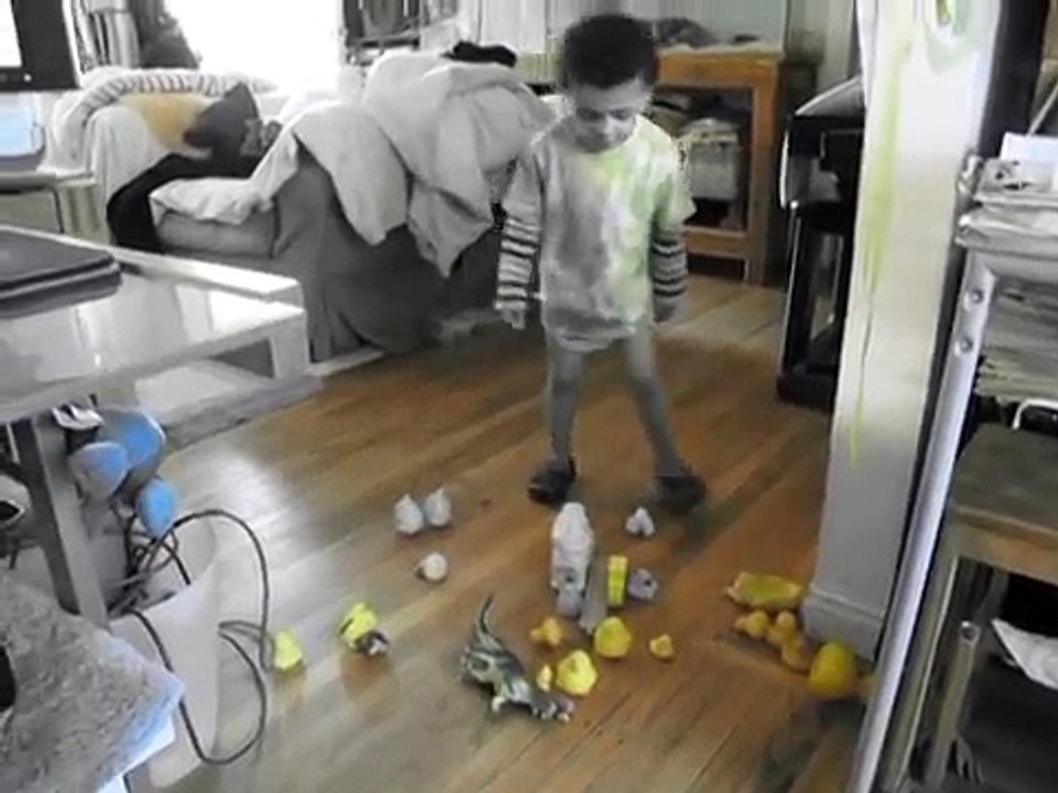 kidjake and the duck parade [41 mo, jan 26 2010]