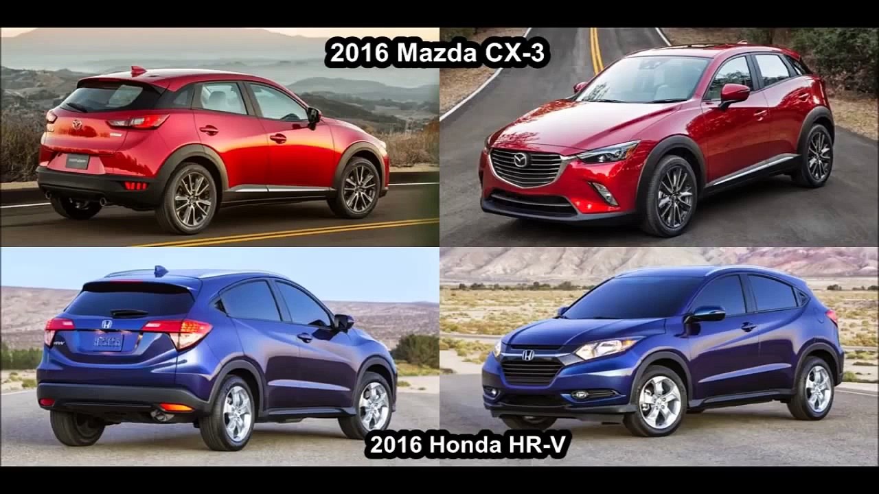 2015 Mazda CX 3 2015 и 2016 Honda HR-V