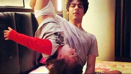 Shah Rukh Khan's Elder Son Aryan's ANTICS With AbRam