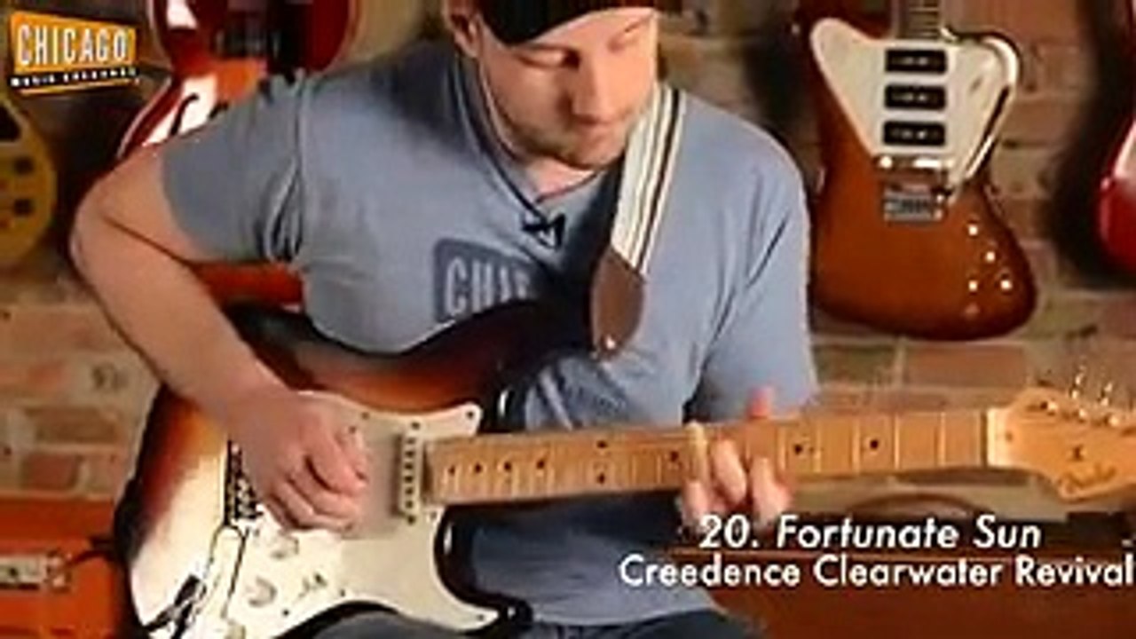 100 Classic Riffs In One Take  1