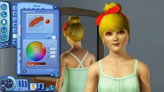 The Sims 3 CAS - Berry Sweet Sim (Banana Split Style)