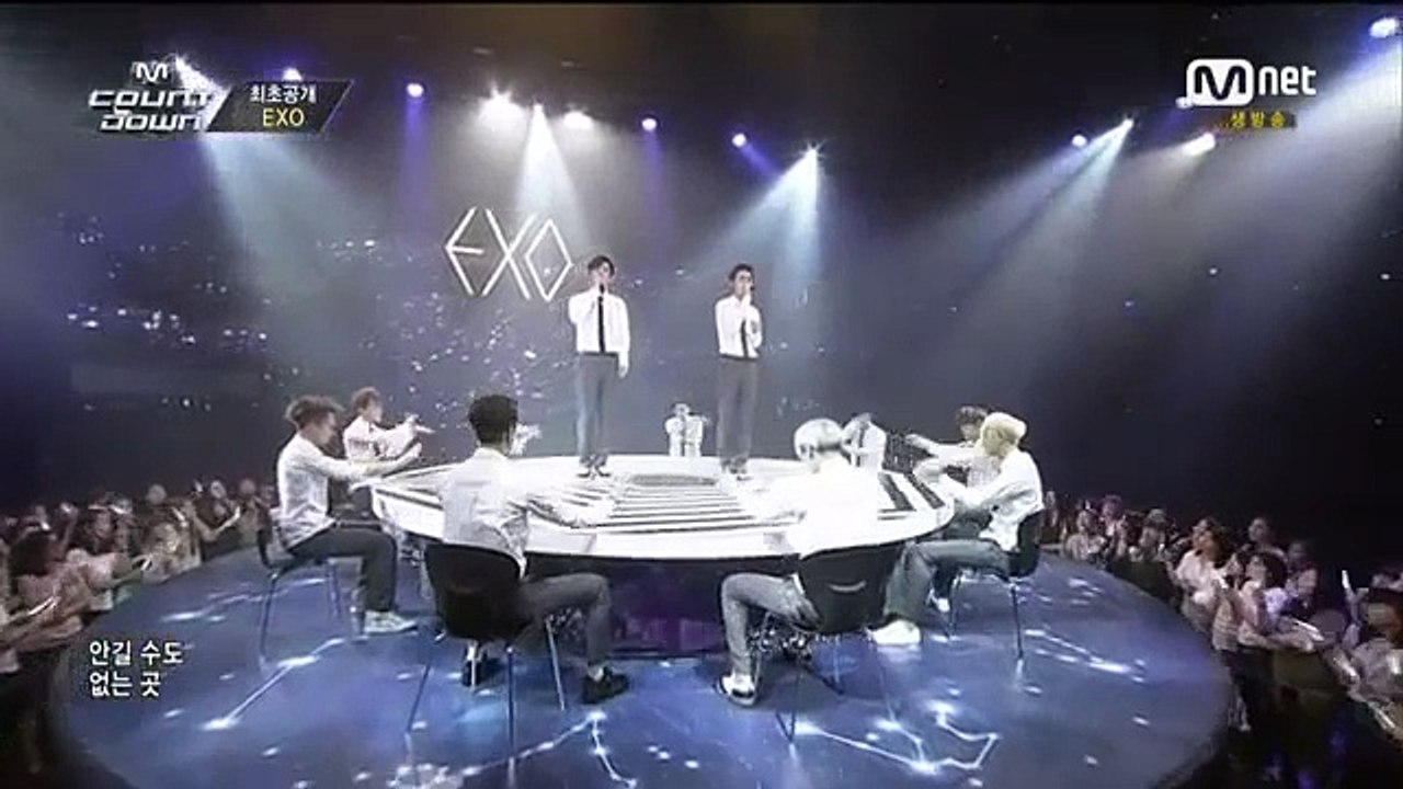 140605 EXO - Moonlight [ SPECIAL STAGE ] @ M! Countdown Live Performance