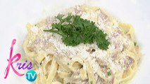 Kris TV: James' very own Carbonara recipe