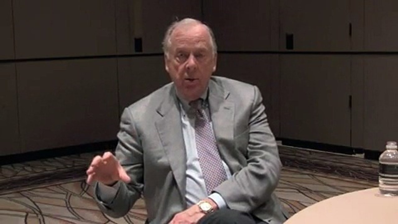 T. Boone Pickens at AF&V 2010 Conference in Las Vegas