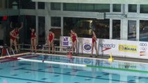 Spanish female water polo team 01, warm up