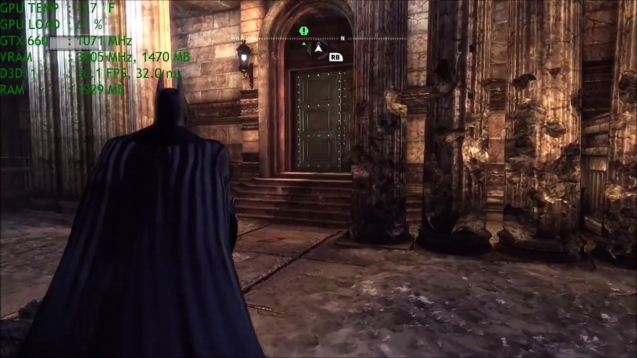 Batman Arkham City GPU Benchmark (GTX 660 2GB GDDR5)
