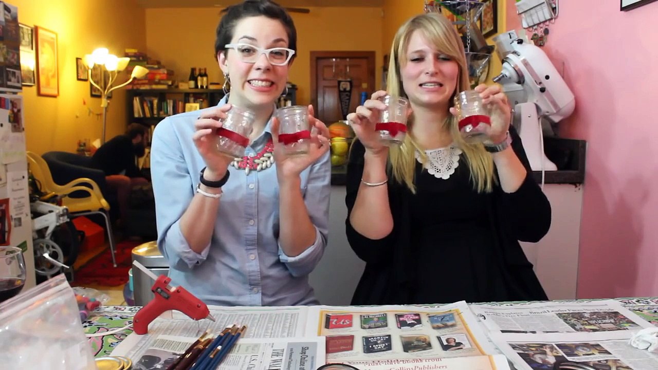 DIY Snowman Mason Jars for edible gifts