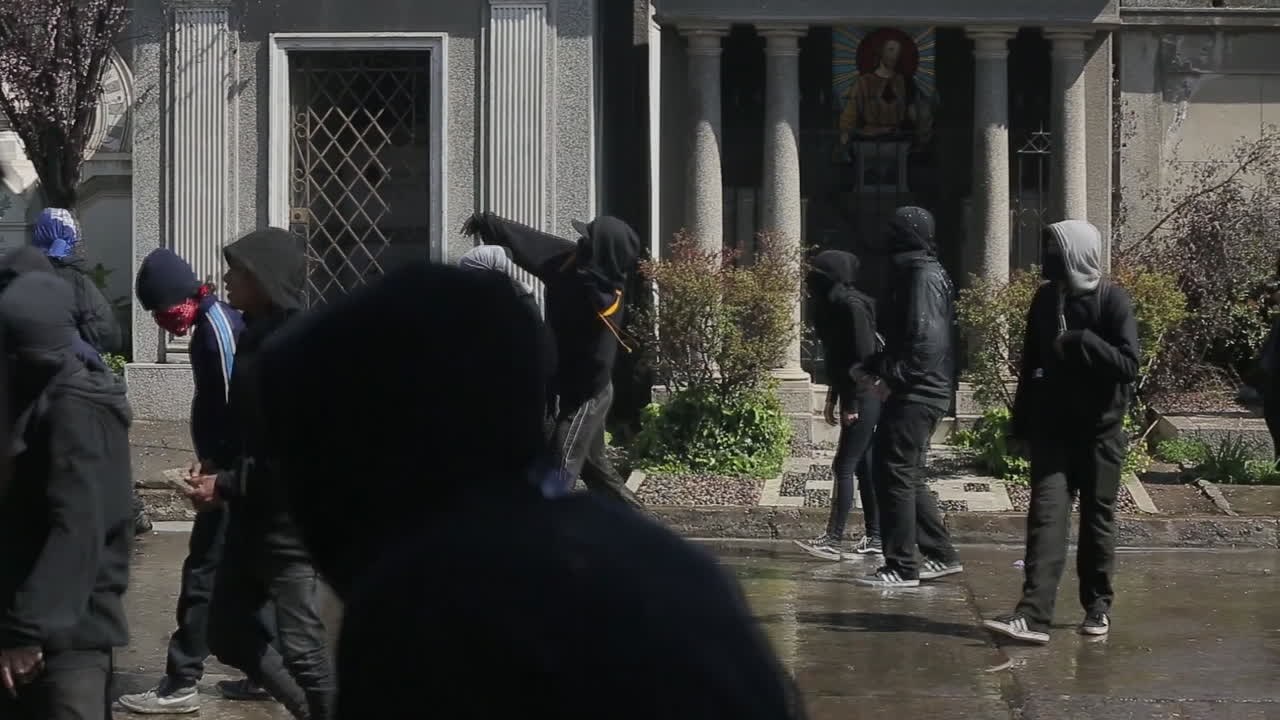 Disturbios en Santiago durante el aniversario del 11S