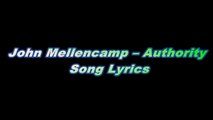 John Mellencamp – Authority Song Lyrics