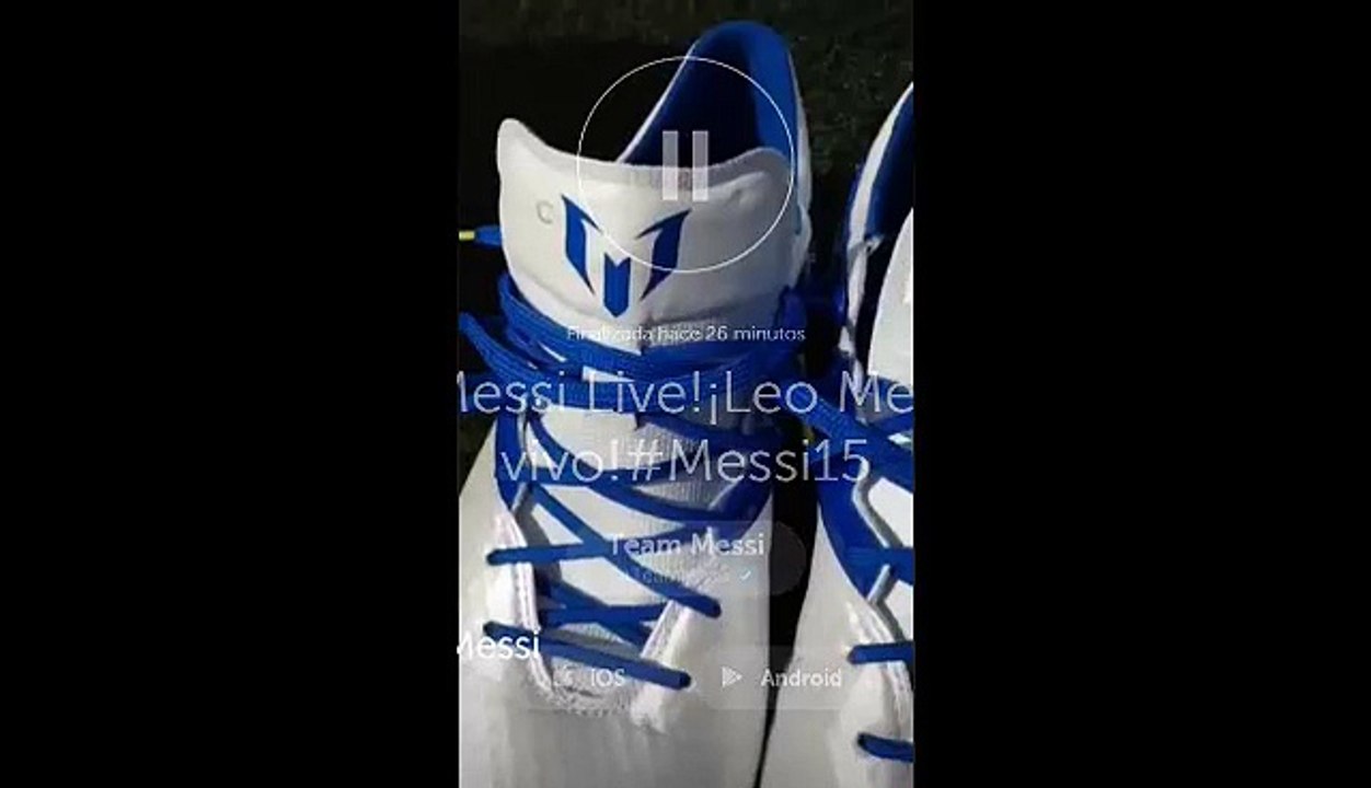 Lionel Messi's Scored Firts Goal With His New Adidas Messi 15