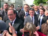 Hollande à Vesoul: des annonces pour les zones rurales et un air de campagne électorale