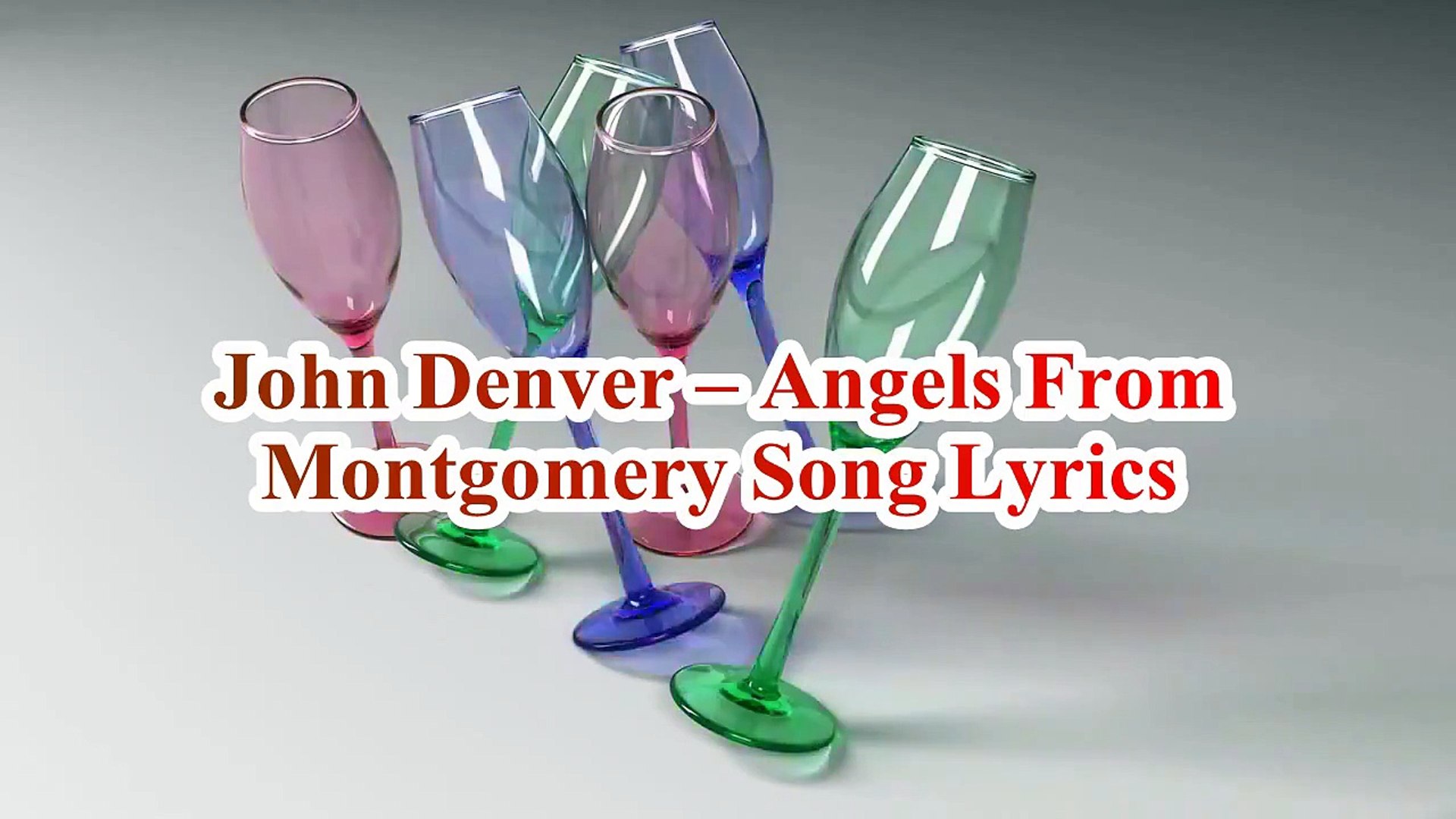 ⁣John Denver – Angels From Montgomery Song Lyrics