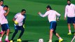 Gareth Bale Amazing drag-pass in Real Madrid Training before UCL 2015