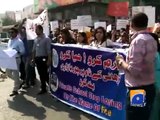 Parents protest against schools fee hike-Geo Reports-14 Sep 2015