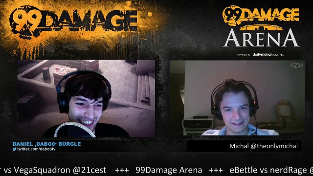 dabo0 - 99Damage Arena: eBettle vs nerdRage @18cest + the winner vs VegaSquadron @21cest (REPLAY) (2015-09-14 18:16:53 - 2015-09-14 23:10:53)